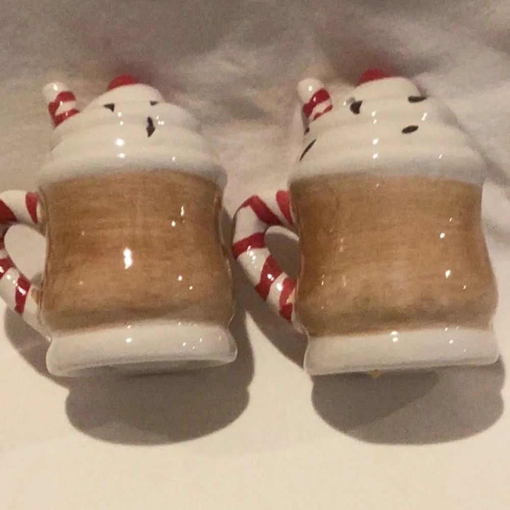 Cozy Cafe Christmas Salt & Pepper Shaker Set